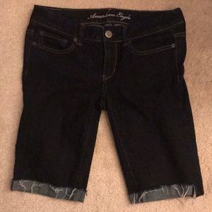Denim Bermuda shorts